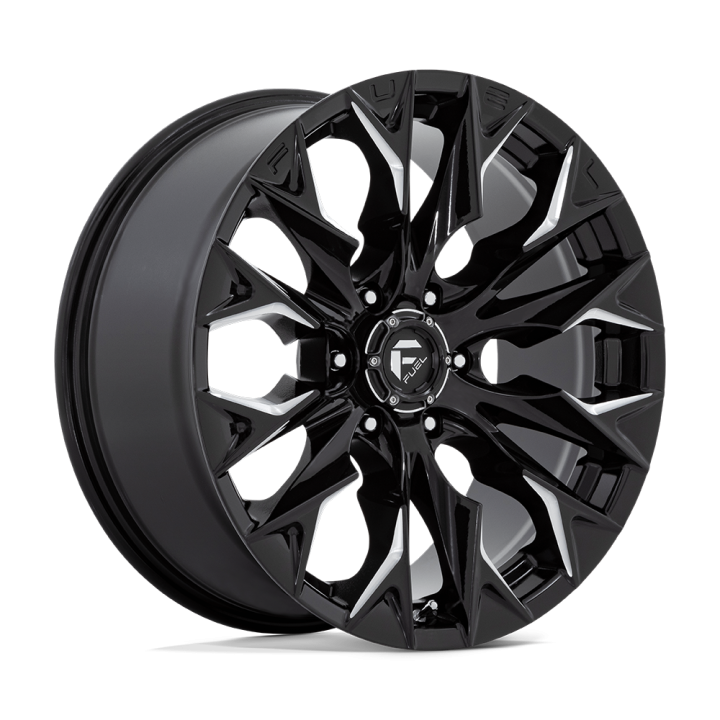 Fuel FLAME alloy wheel Gloss Black Milled 9.0x20 ET20 6x135