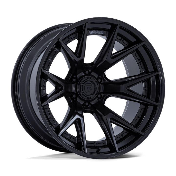 Fuel CATALYST alloy wheel Matte Black With Gloss Black Lip 9.0x20 ET1 6x135