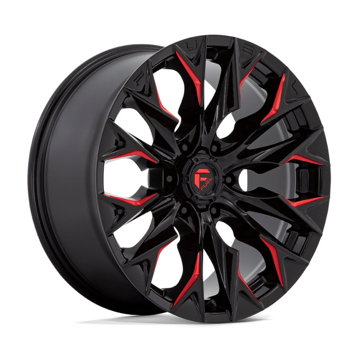 Fuel FLAME alloy wheel Gloss Black Milled With Candy Red 9.0x20 ET20 6x135