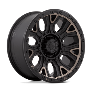 Fuel TRACTION alloy wheel Matte Black With Double Dark Tint 9.0x20 ET1 6x135