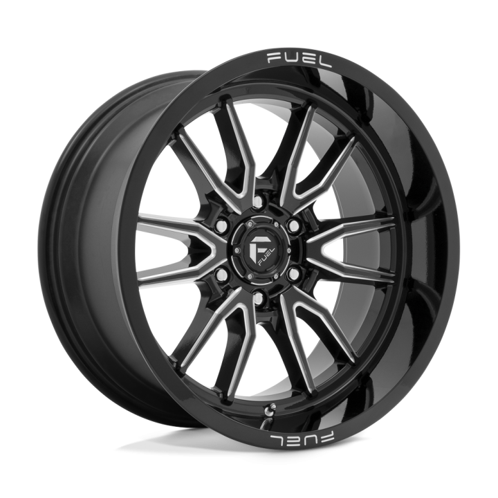 Fuel CLASH alloy wheel Gloss Black Milled 9.0x20 ET1 6x135