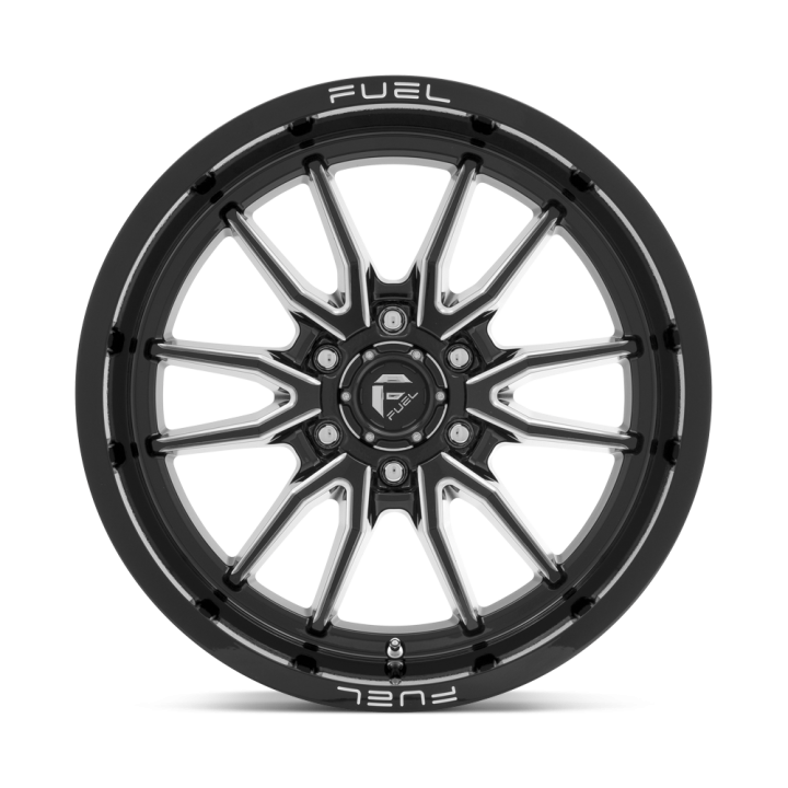 Fuel CLASH alloy wheel Gloss Black Milled 9.0x20 ET1 6x135 - view 3