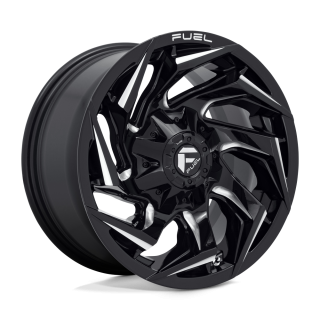 Fuel REACTION alloy wheel Gloss Black Milled 9.0x17 ET1 6x139.7