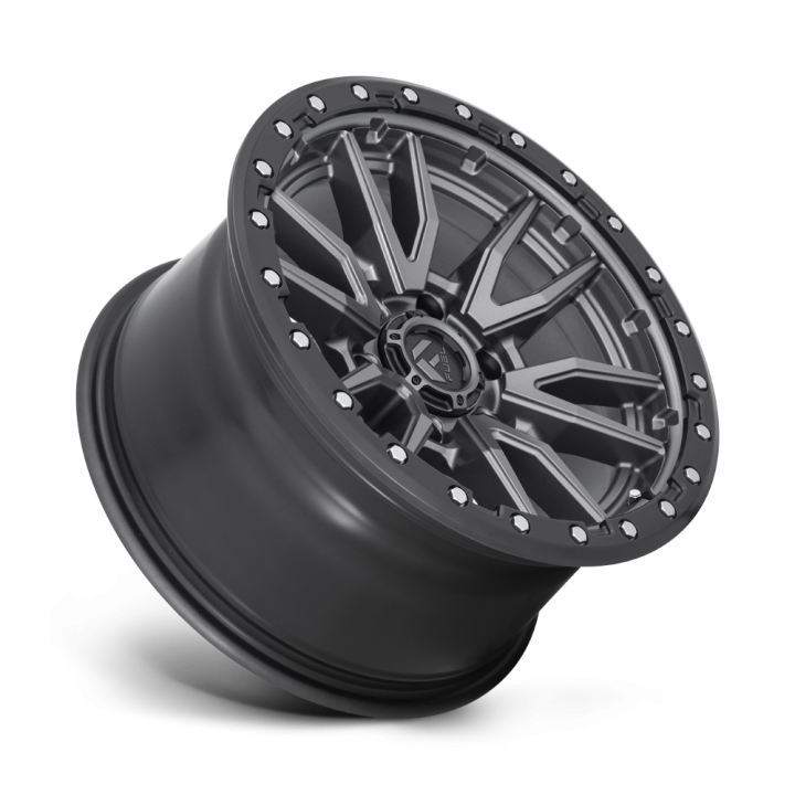 Fuel REBEL alloy wheel Matte Gun Metal Black Bead Ring 9.0x18 ET20 6x135 - view 3
