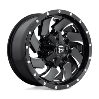 Fuel CLEAVER alloy wheel Gloss Black Milled 9.0x18 ET20 6x139.7