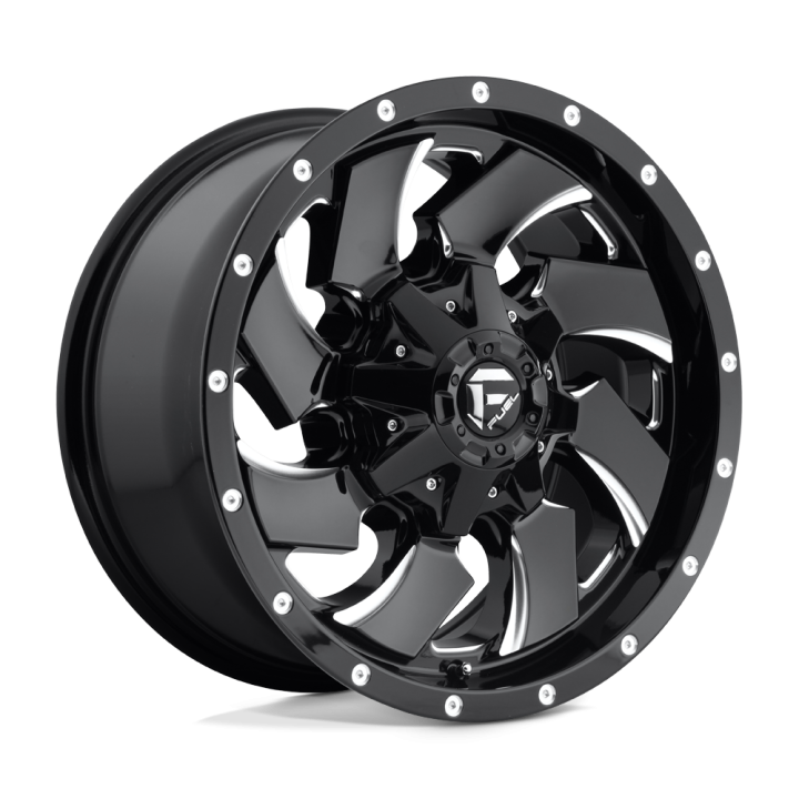 Fuel CLEAVER alloy wheel Gloss Black Milled 9.0x18 ET20 6x139.7