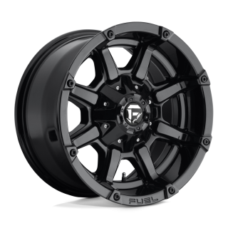 Fuel COUPLER alloy wheel Gloss Black 9.0x17 ET-12 6x139.7