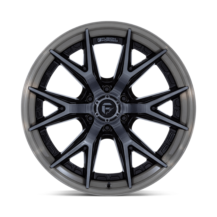 Fuel CATALYST alloy wheel Gloss Black With Brushed Gray Tint Face & Lip 9.0x20 ET1 6x135 - view 3