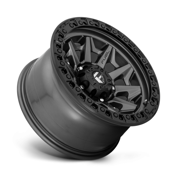 Fuel COVERT alloy wheel Matte Gun Metal Black Bead Ring 9.0x20 ET20 8x165.1 - view 3
