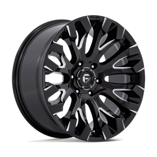 Fuel QUAKE alloy wheel Gloss Black Milled 9.0x20 ET1 6x135