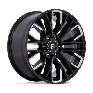 Fuel REBAR alloy wheel Gloss Black Milled 9.0x20 ET20 6x135