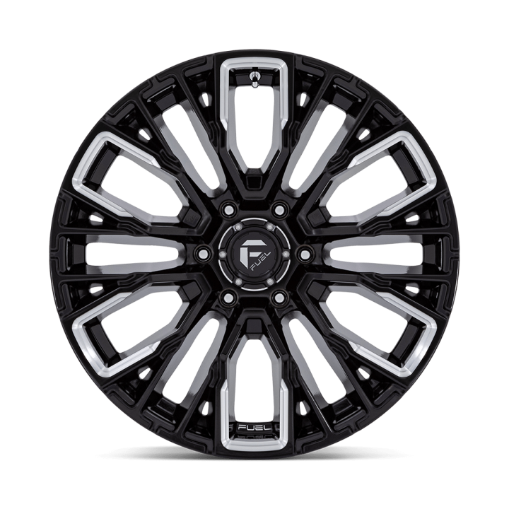 Fuel REBAR alloy wheel Gloss Black Milled 9.0x20 ET20 6x135 - view 2