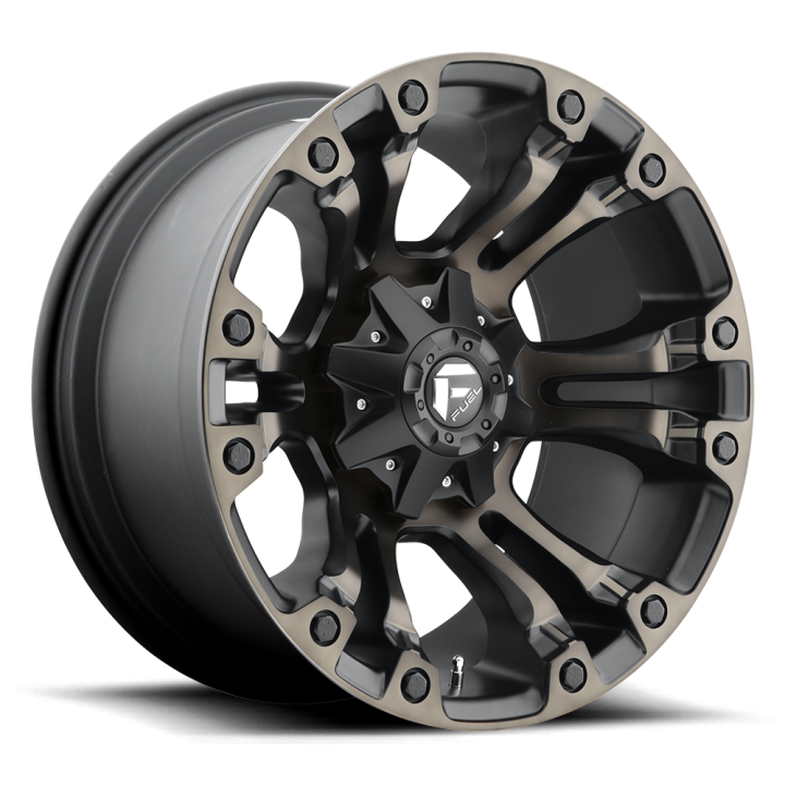 Fuel VAPOR alloy wheel Matte Black Double Dark Tint 9.0x20 ET20 8x165.1