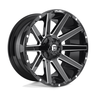 Fuel CONTRA alloy wheel Gloss Black Milled 10.0x22 ET-18 8x165.1