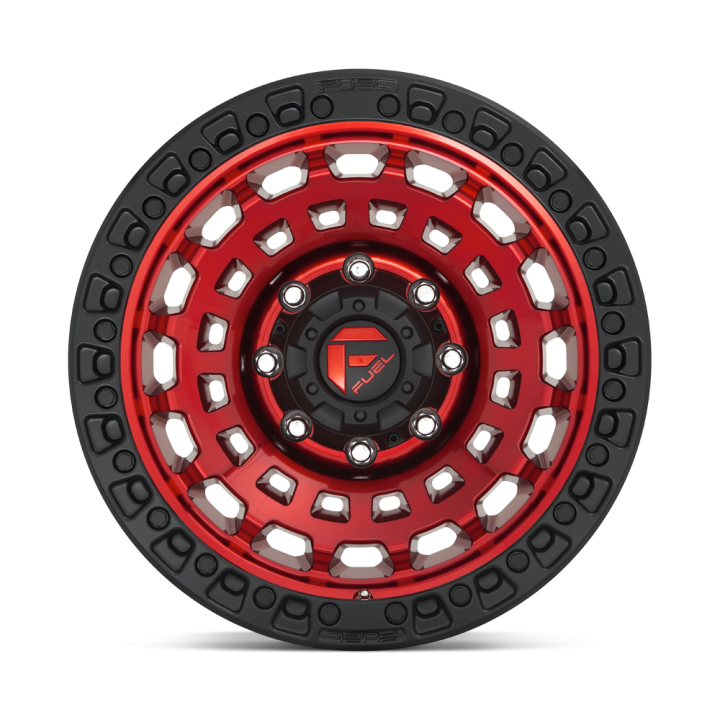 Fuel ZEPHYR alloy wheel Candy Red Black Bead Ring 9.0x18 ET-12 8x165.1 - view 3