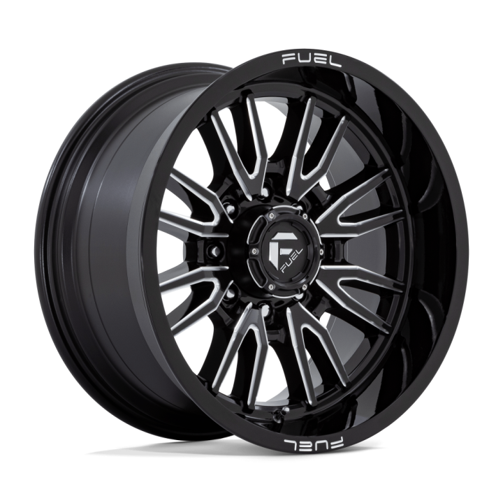 Fuel CLASH alloy wheel Gloss Black Milled 10.0x20 ET-18 8x165.1