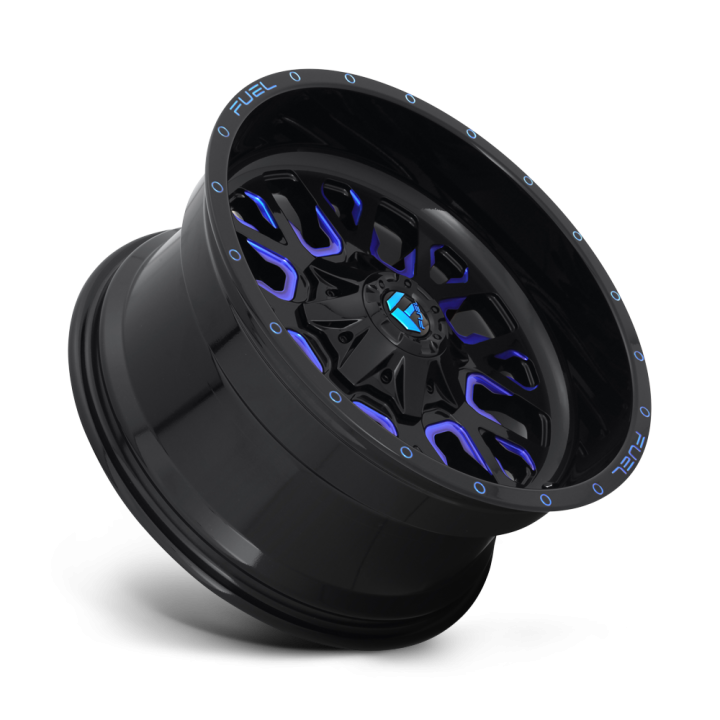 Fuel STROKE alloy wheel Gloss Black Blue Tinted Clear 10.0x20 ET-18 8x165.1 - view 2