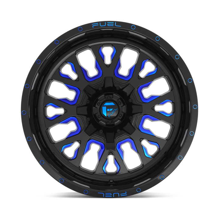Fuel STROKE alloy wheel Gloss Black Blue Tinted Clear 10.0x20 ET-18 8x165.1 - view 3