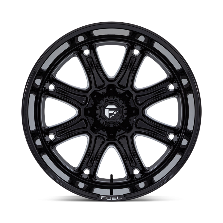 Fuel DARKSTAR alloy wheel Gloss Black Milled 10.0x22 ET-18 8x165.1 - view 2