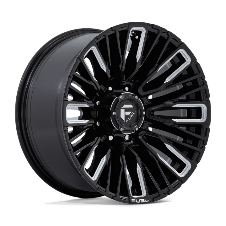 Fuel REBAR alloy wheel Gloss Black Milled 10.0x20 ET-18 8x165.1