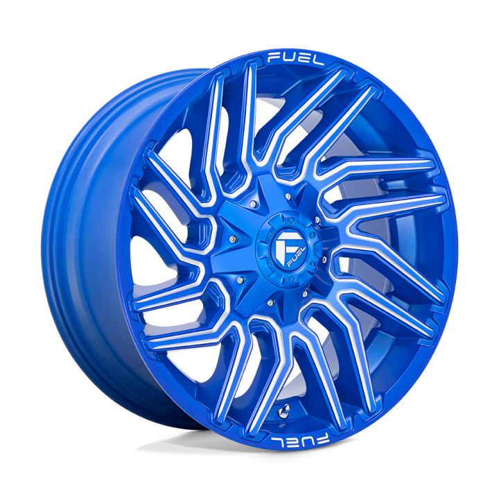 Fuel TYPHOON alloy wheel Anodized Blue Milled 10.0x20 ET-18 8x165.1