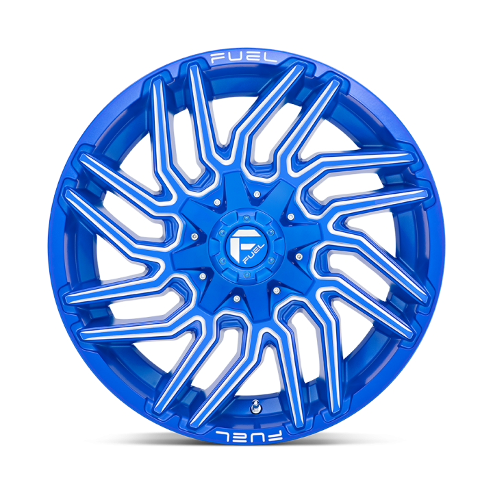 Fuel TYPHOON alloy wheel Anodized Blue Milled 10.0x20 ET-18 8x165.1 - view 3
