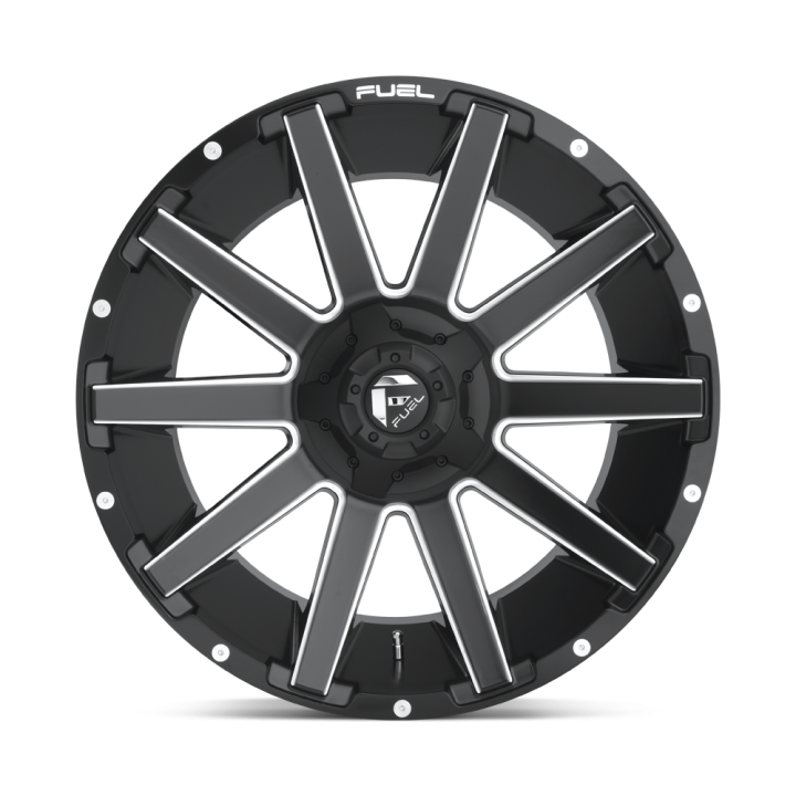 Fuel D616 CONTRA alloy wheel Matte Black Milled 12.0x22 ET-44 5x127 - view 2
