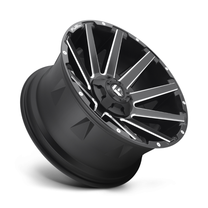 Fuel D616 CONTRA alloy wheel Matte Black Milled 12.0x22 ET-44 5x127 - view 3