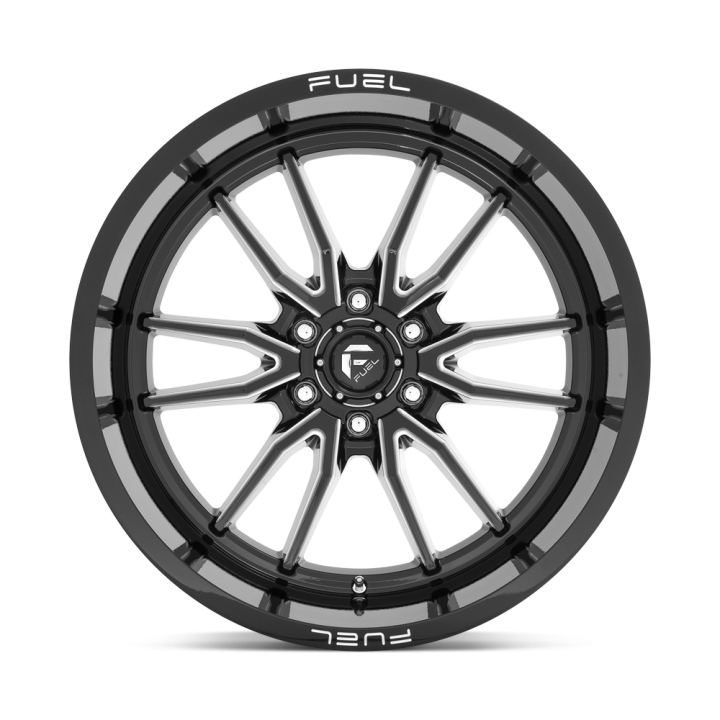 Fuel D761 CLASH alloy wheel Gloss Black Milled 12.0x22 ET-44 6x139.7 - view 3