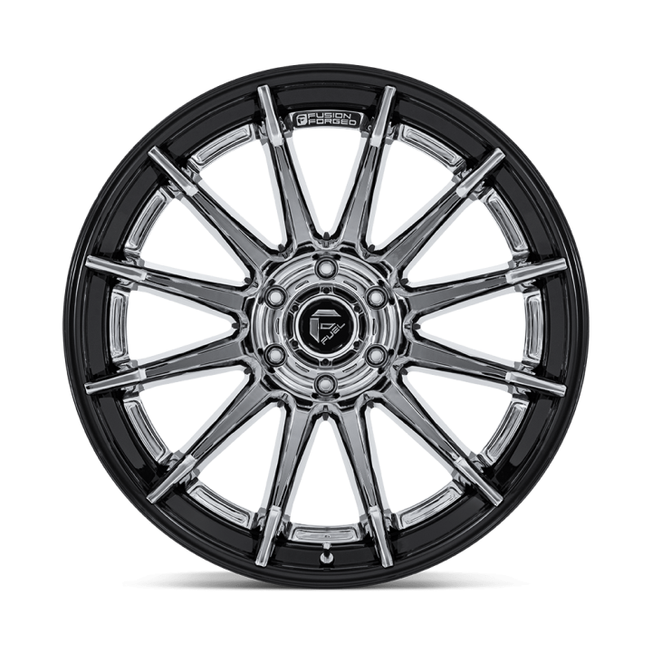 Fuel FC403 BURN alloy wheel Chrome W/ Gloss Black Lip 9.0x20 ET1 6x135 - view 3