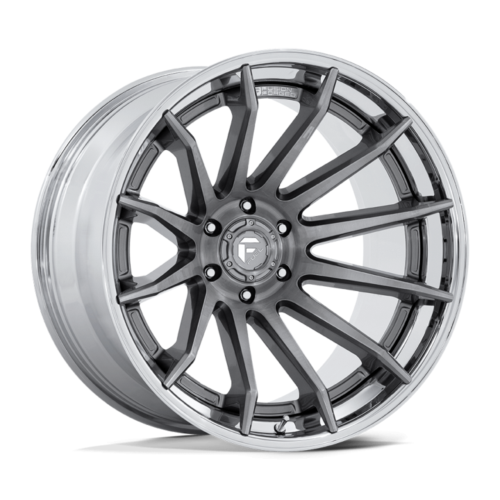 Fuel FC403 BURN alloy wheel Platinum W/ Chrome Lip 12.0x24 ET-44 5x127