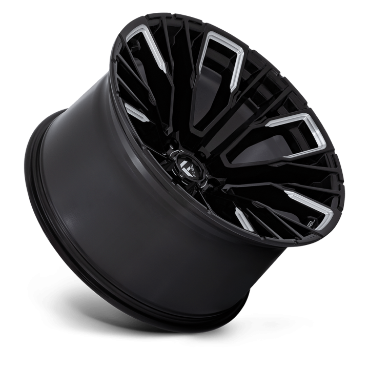 Fuel D849 REBAR alloy wheel Gloss Black Milled 12.0x22 ET-44 6x135 - view 2