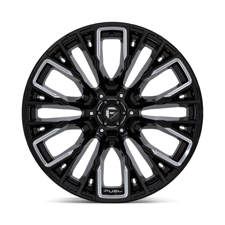 Fuel D849 REBAR alloy wheel Gloss Black Milled 12.0x22 ET-44 6x135 - view 3