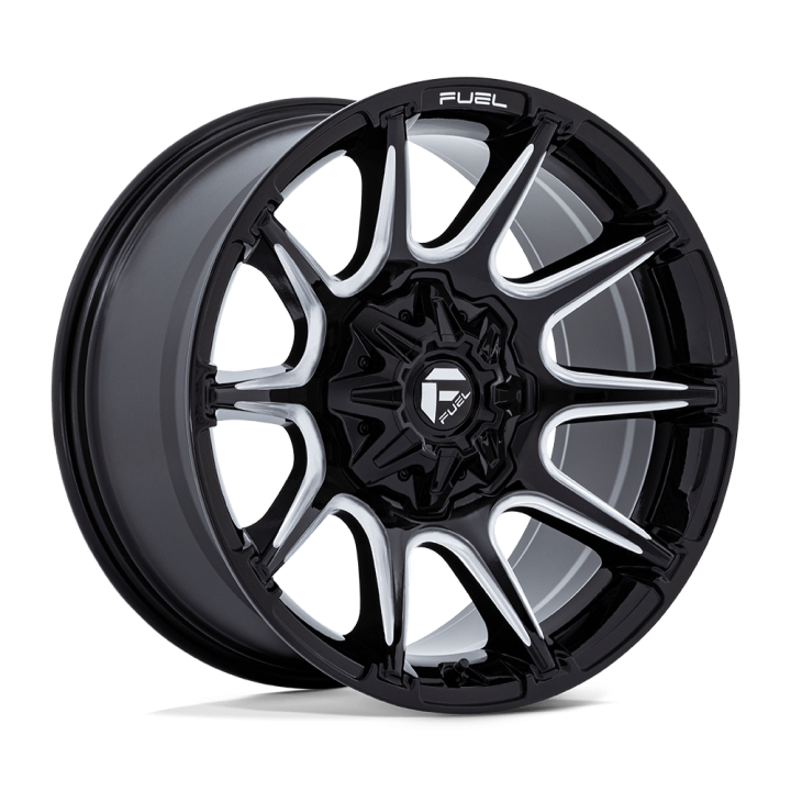 Fuel FC880 SUPER C alloy wheel Gloss Black Milled 10.0x22 ET10 6x139.7