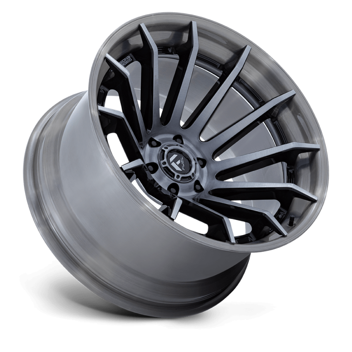 Fuel FC403 BURN alloy wheel Gloss Black Brushed Dark Tint 12.0x22 ET-44 6x135 - view 3