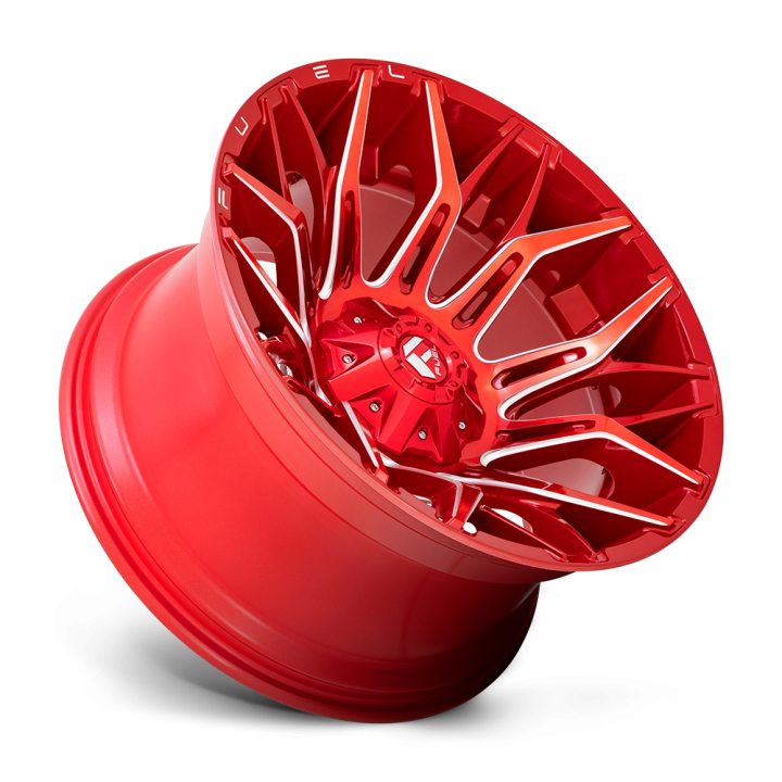 Fuel D771 TWITCH alloy wheel Candy Red Milled 12.0x22 ET-44 5x127 - view 3