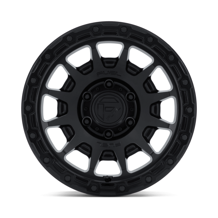 Fuel FC884 FORTRESS alloy wheel Matte Black W/ Gloss Black Lip 9.0x18 ET20 6x135 - view 2