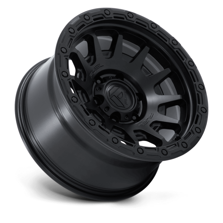 Fuel FC884 FORTRESS alloy wheel Matte Black W/ Gloss Black Lip 9.0x18 ET20 6x135 - view 3