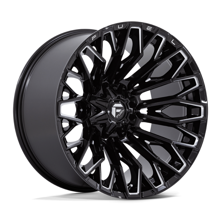 Fuel FC865 STRIKE alloy wheel Gloss Black Milled 12.0x22 ET-44 6x139.7