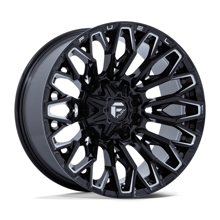 Fuel FC865 STRIKE alloy wheel Gloss Black Milled 10.0x22 ET-18 8x165.1