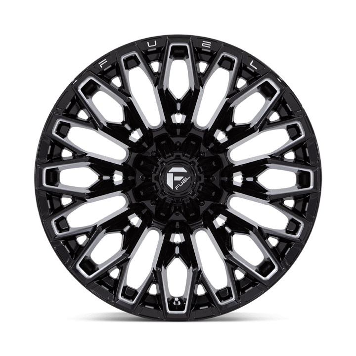 Fuel FC865 STRIKE alloy wheel Gloss Black Milled 12.0x22 ET-44 6x139.7 - view 2