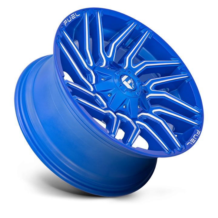 Fuel D774 TYPHOON alloy wheel Anodized Blue Milled 12.0x22 ET-44 6x139.7 - view 2
