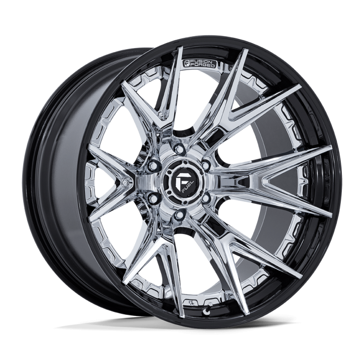 Fuel FC402 CATALYST alloy wheel Chrome W/ Gloss Black Lip 9.0x20 ET20 6x139.7