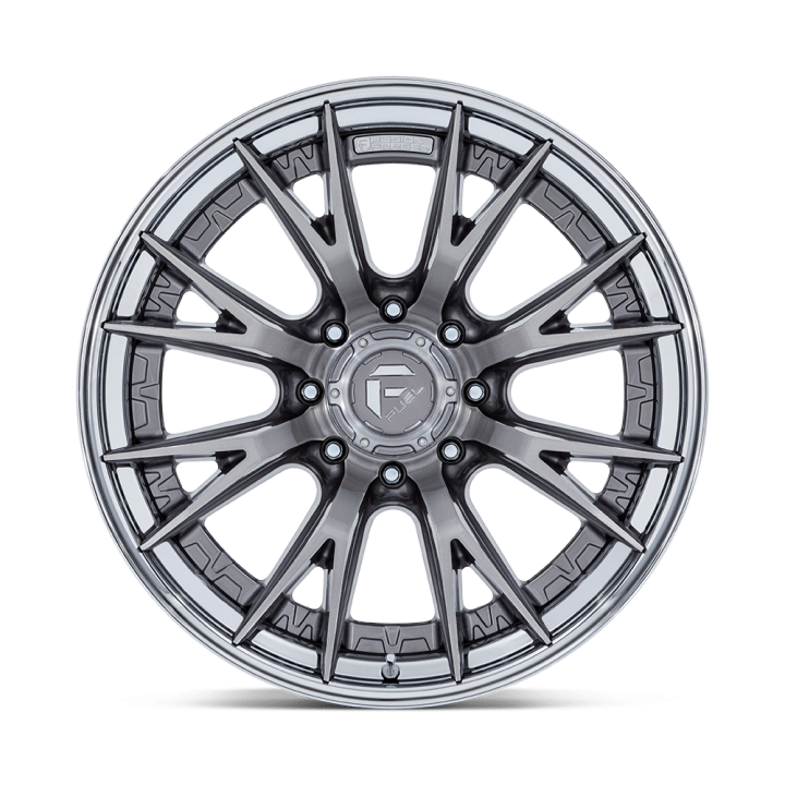 Fuel FC402 CATALYST alloy wheel Platinum W/ Chrome Lip 9.0x20 ET1 8x165.1 - view 3