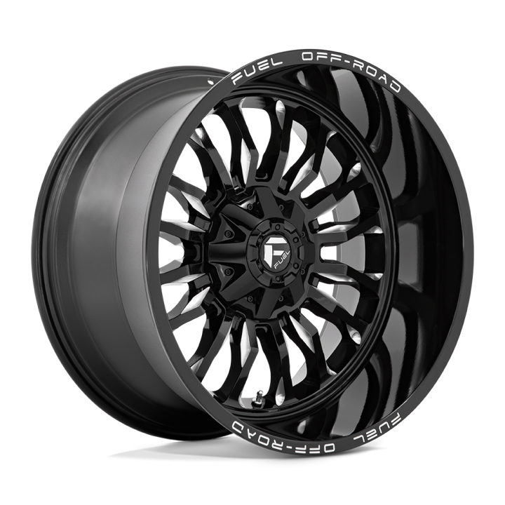 Fuel D795 ARC alloy wheel Gloss Black Milled 12.0x22 ET-44 5x127