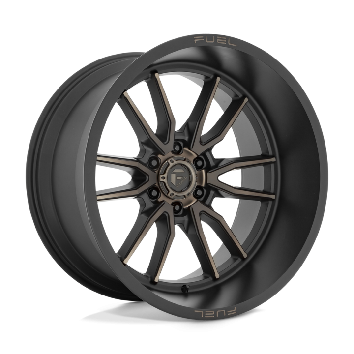 Fuel D762 CLASH alloy wheel Matte Black Double Dark Tint 12.0x22 ET-44 6x139.7