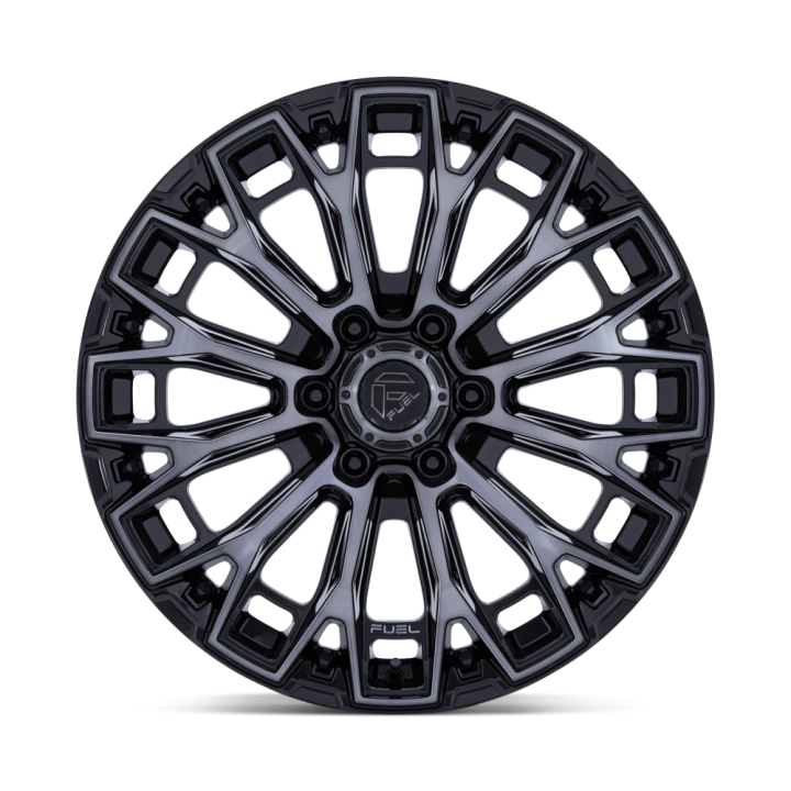 Fuel FC882 TRAX alloy wheel Gloss Black Machined Face Dark Tinted Clear 9.0x20 ET20 6x139.7 - view 3