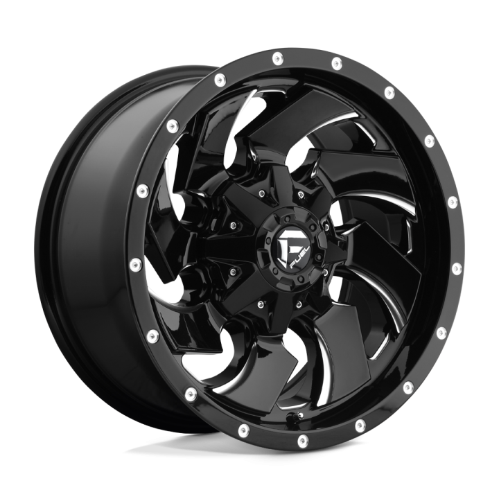 Fuel D574 CLEAVER alloy wheel Gloss Black Milled 12.0x20 ET-44 6x139.7