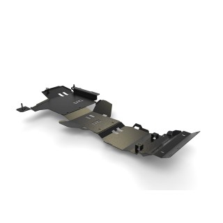 Drivetrain Skid Plate Set OFFROAD Toyota Hilux IX Travo 2026- steel black Heavy Cruiser - Osłony i płyty do wyciągarek