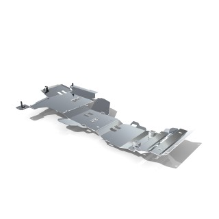 Drivetrain Skid Plate Set OFFROAD Toyota Hilux IX Travo 2026- aluminium Heavy Cruiser - Osłony i płyty do wyciągarek